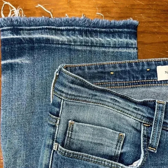 Pilcro and letterpress hyphen women's frayed hem jeans size 32 - Picture 9 of 12